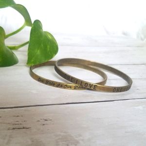 "One I Love" Bangle